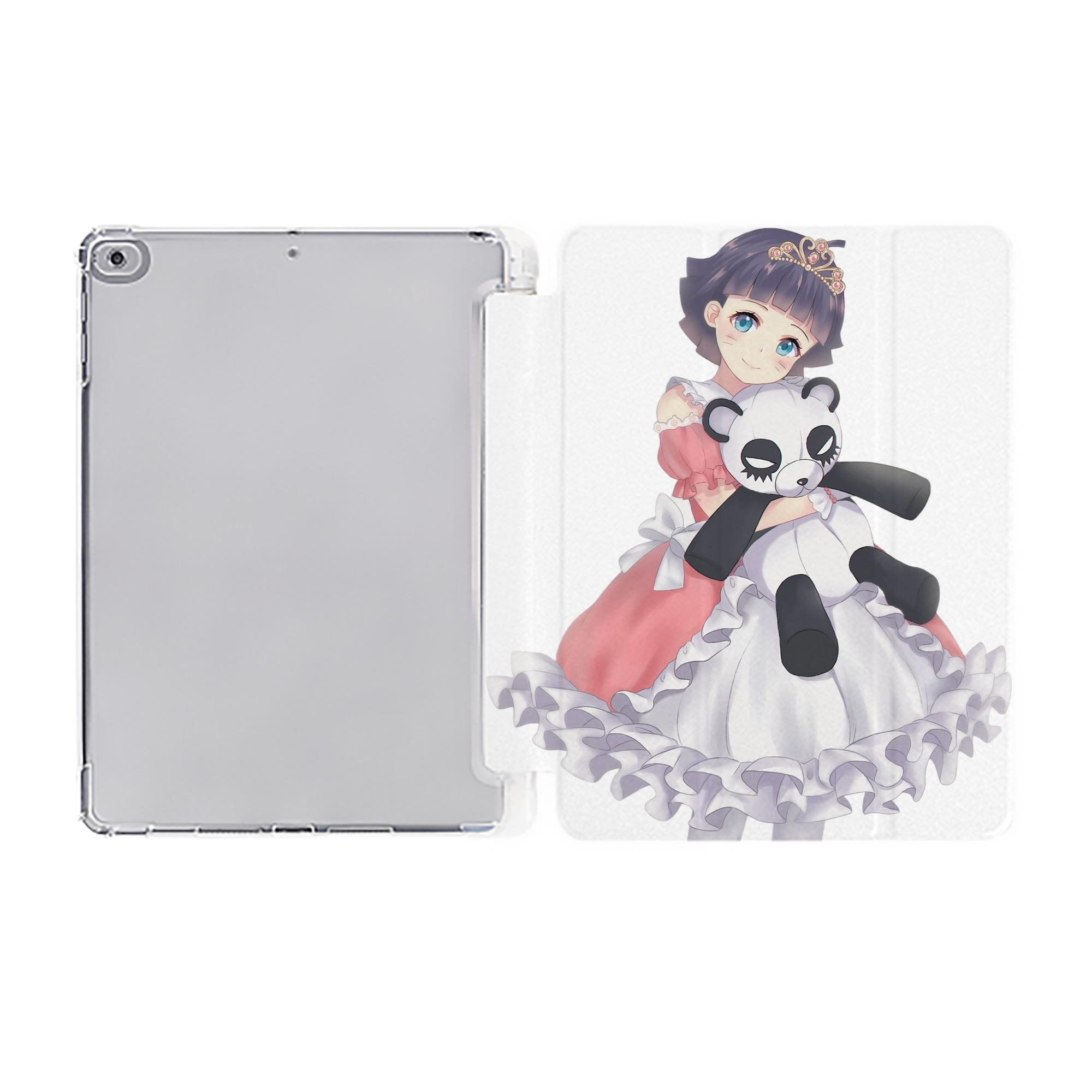 （画像用） NARUTO -ナルト- うずまき ヒマワリ Uzumaki Himawari IPad ケース ペン収納付き 三つ折りスタンド PUレザー×シリコン 対応機種9.5/10.5/10.9インチ